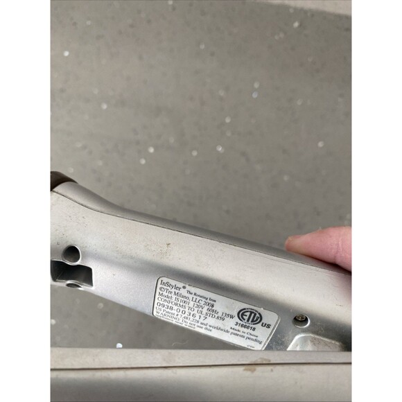 InStyler IS1001 1.25" Silver 2-Way Professional Rotating Iron Curling - tested - Picture 5 of 5